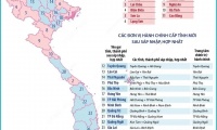 Danh Sách Gộp Các Tỉnh, Thành Phố  Năm 2025 Danh Sách Gộp Các Tỉnh, Thành Phố  Năm 2025