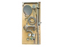 Sen cây tắm đứng nóng lạnh tăng áp thân tròn Inox SUS 304 Cao cấp giá rẻ