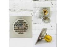 Phễu ga Thoát sàn chống hôi ngăn mùi, Chống Côn Trùng tuyệt đối 120*120mm (12-12cm) 150*150mm ( 15-15) INOX SUS 304