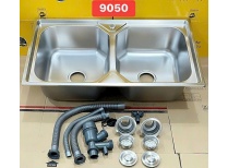 Chậu rửa chén bát Inox 304 đôi 2 ngăn lớn 90cm Cao cấp giá rẻ tại Bà Rịa Vũng Tàu 