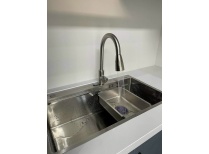 Combo Tặng Vòi Chậu rửa chén bát 1 hố Ngăn lớn 78-46cm