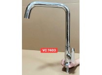 4 Mẫu Vòi rửa chén lạnh số 6, đồng thau mạ Crôm Bóng VC 7403