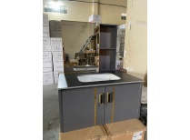Mẫu Bộ tủ chậu lavabo liền khối treo tường nhập khẩu Cao cấp giá rẻ Tphcm, Đà Lạt, Vũng Tàu, ..