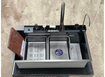 ( 5 Phím 80×46cm ) Chậu rửa chén bát 1 ngăn lớn Thông minh DK4 cao cấp giá rẻ tại Bà Rịa Vũng Tàu