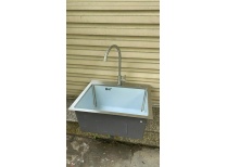 Thanh lý chậu rửa bát inox có chân Tphcm, Hà Nội, Đà Nẵng Cần Thơ