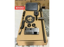 Bộ Sen cây tắm đứng phím đàn hiển thị nhiệt độ màu TiTan Xám 8312X2