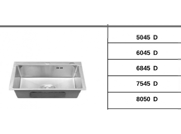 Các Kích thước & Bảng giá Chậu rửa bát, Bồn rửa chén đơn 1 ngăn, hố lớn Inox SUS 304 cao cấp năm 2024 tại Hà Nội, Sài Gòn -Tphcm, Đà Nẵng