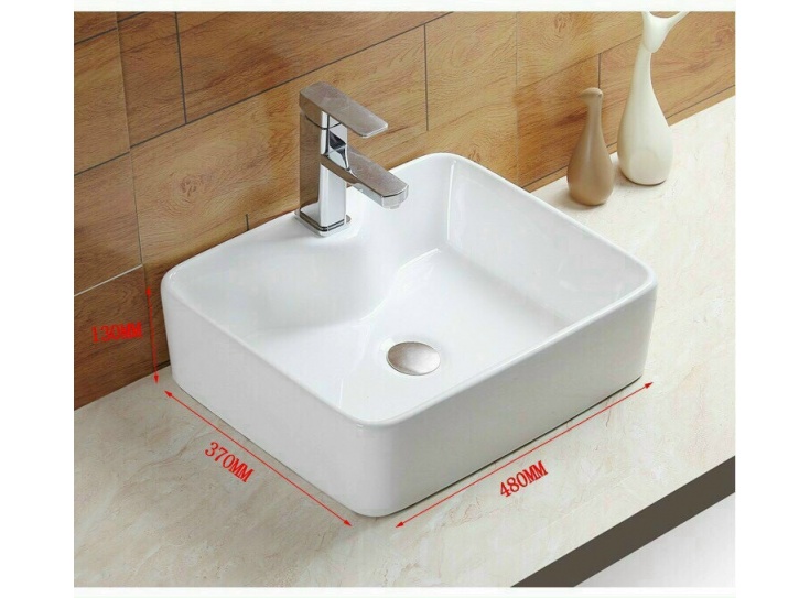 Lavabo vuông đặt bàn