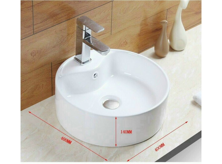 Chậu rửa mặt Lavabo tròn đặt bàn giá rẻ Tphcm