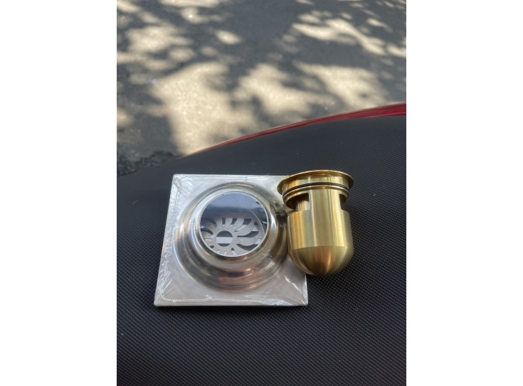 Phễu ga Thoát sàn chống hôi ngăn mùi, Chống Côn Trùng tuyệt đối 120*120mm (12-12cm) 150*150mm ( 15-15) INOX SUS 304