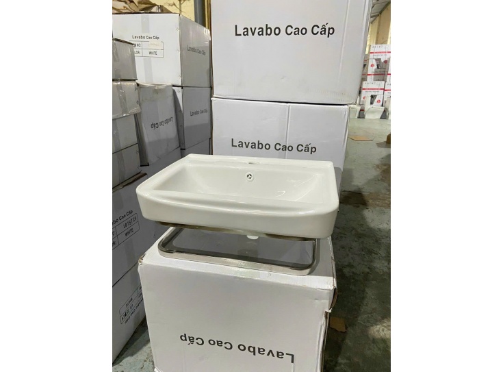 Lavabo Vuông treo tường cỡ nhỏ cao cấp