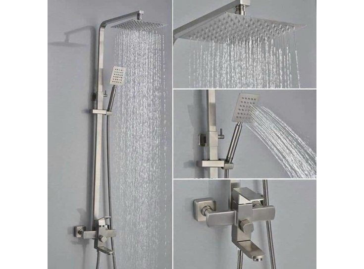 Sen Cây Tắm Đứng Nóng Lạnh Inox SUS 304 thân Vuông Cao cấp giá ... Sen cây tắm đứng nóng lạnh thân Vuông Inox SUS 304 Giá Sỉ Rẻ