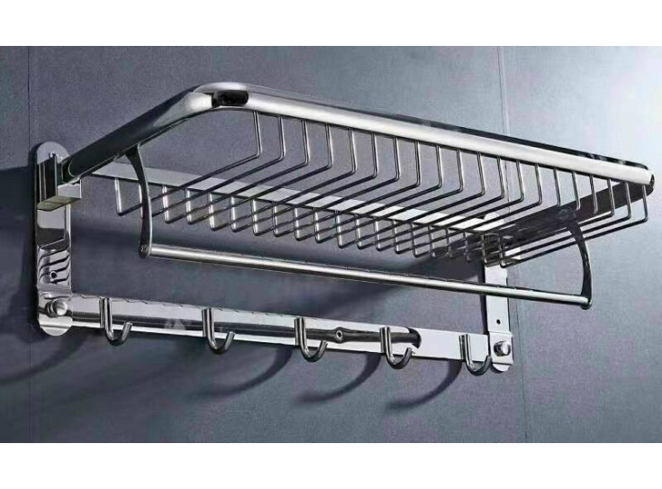 Giàn vắt khăn, móc áo đa năng nhà tắm gấp gọn 90 độ Inox SUS 304 Cao Cấp giá rẻ Tphcm